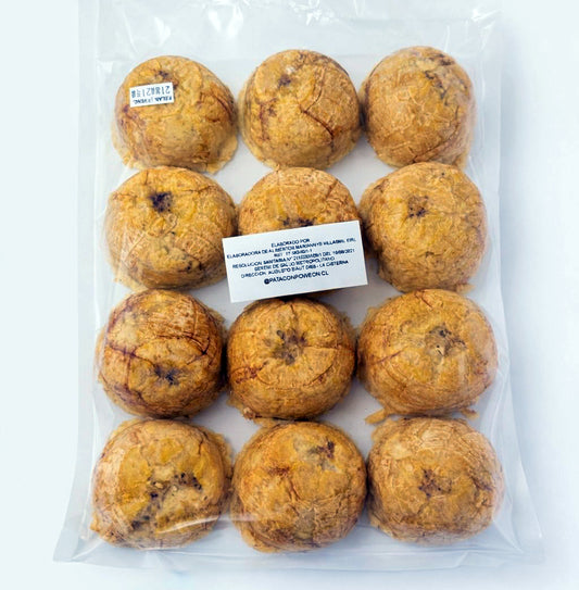 Canastas de plátano verde